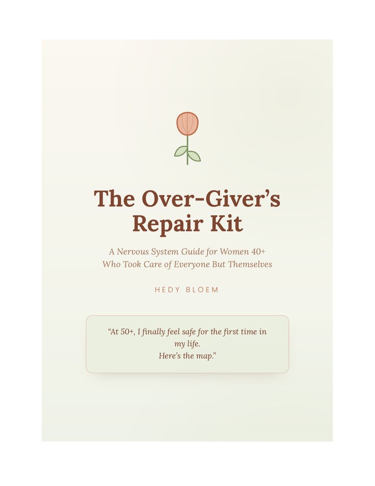 The Over-Giver’s Repair Kit, printed and lying open